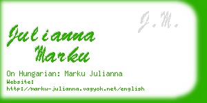 julianna marku business card